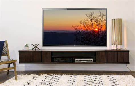 floating wall mount tv